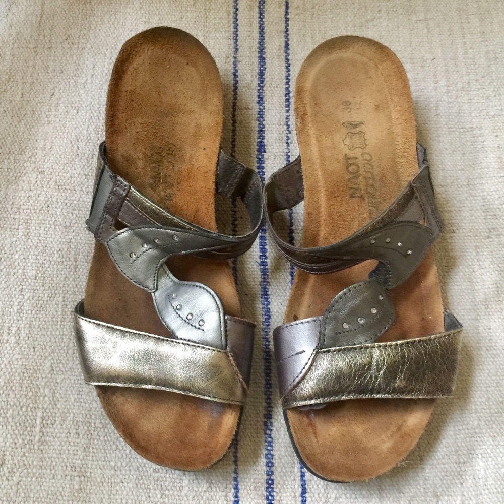 NAOT Kimberly Leather Slide Comfort Sandals